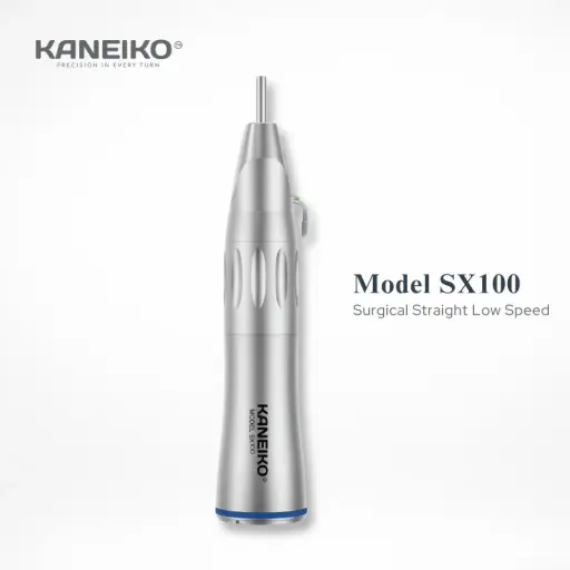 [MODEL SX100] KANEIKO 1:1 LOW SPEED STRAIGHT HANDPIECE WITHOUT LIGHT (EXTERNAL WATER PIPELINE)